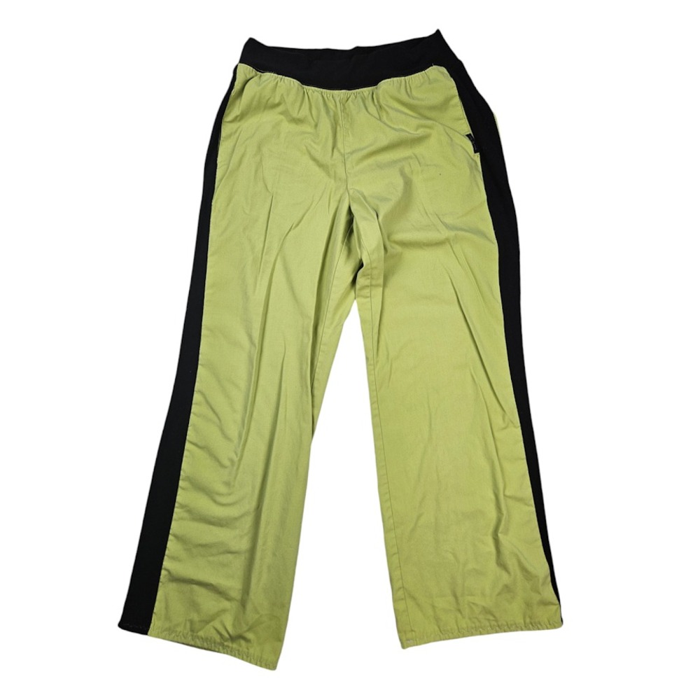 Baby Phat Sweatpants Womens‎ M Yellow Black Vintage Retro Y2K Stretch Hip Hop